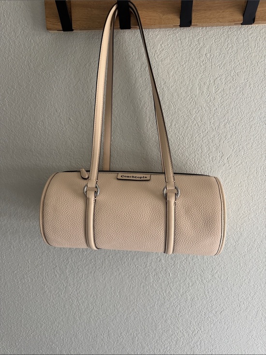 Coachtopia Handbags - Coachtopia Cream Barrel Shoulder Bag